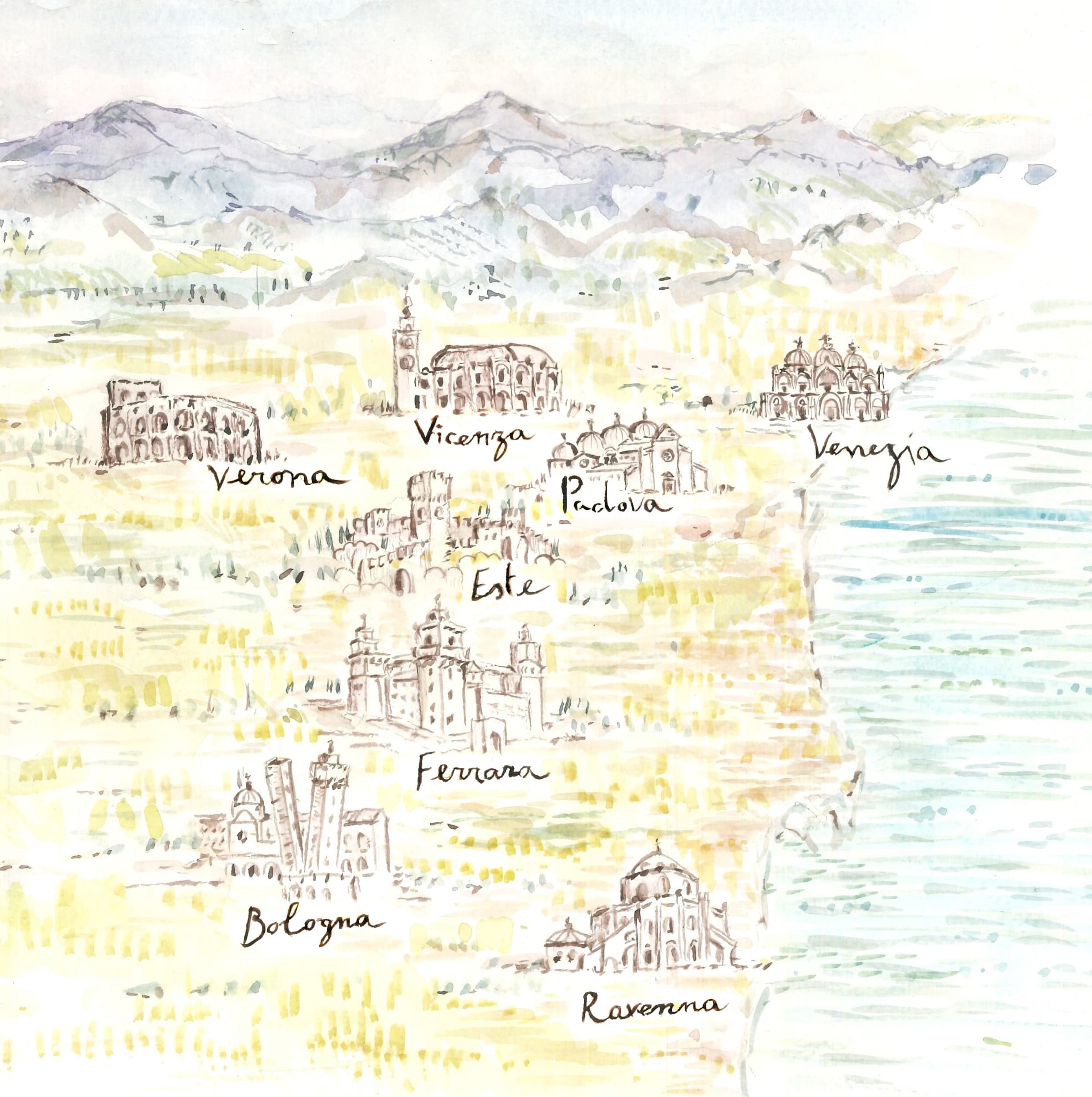 Este and the Euganean Hills